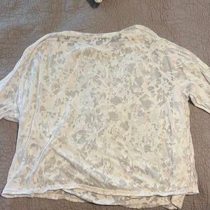 Sheer long sleeve shirt